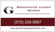 Grundmeyer Leader Search Logo